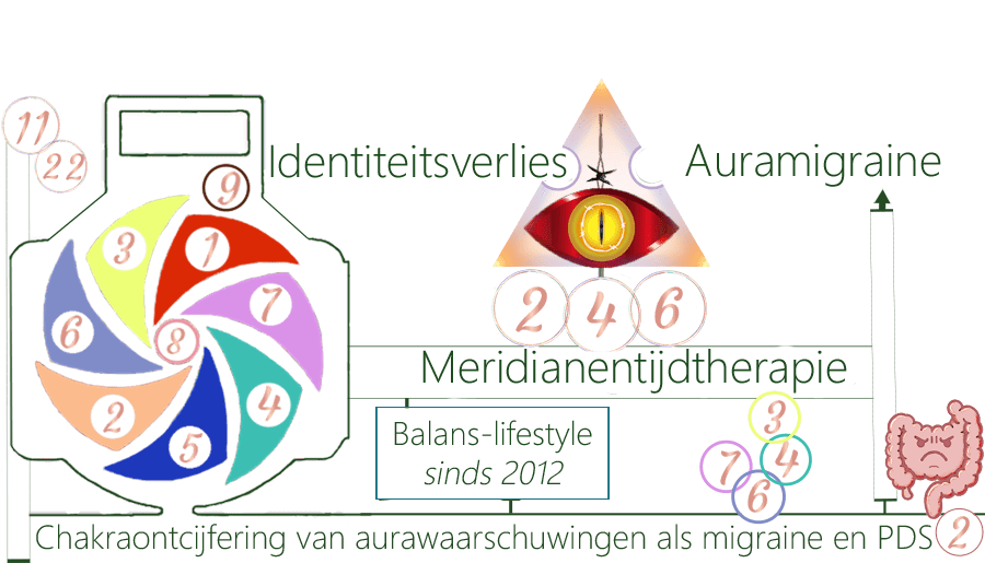 Meridianentijdtherapie, voor gezondheid en welzijn, zodat identiteitsverlies, auramigraine en vermoeidheidsklachten weer genormaliseerd kunnen worden Meridianentijdtherapie, gezondheid, welzijn, auraonrust, identiteitsverlies, kinderstress, genenprintveranderingen, aurastress, auramigraine, darmstoornis, energieverstoring, prestatievermindering, maagklachten, slijmophoping, miltbuisjesverkleving, levenspadgetallen, re-integratieproject, hersenmist, PDS, geboortescoop, reïncarnatiegeboorte adempauzes, afgewezen, verstoten, conflicten, hartlijnruis